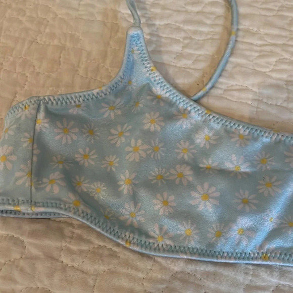 Pacsun Flower Daisy Bikini top small - Picture 2 of 4